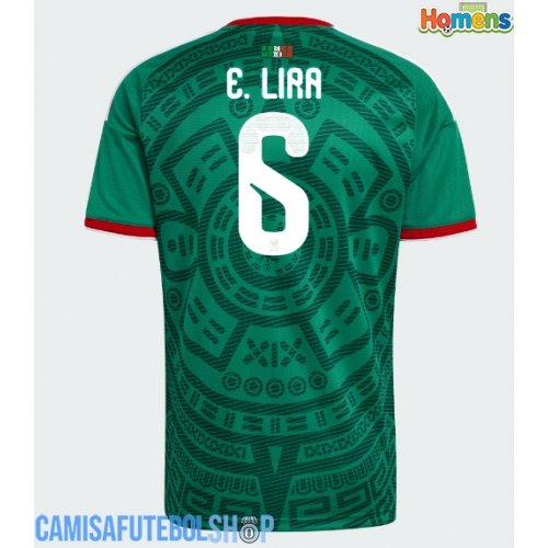 Camisa de time de futebol México Erik Lira #6 Replicas 1º Equipamento Mundo 2026 Manga Curta